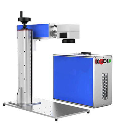 Air Cooled Portable Raycus Split Fiber Laser Marking Machine For Metal Name Plate
